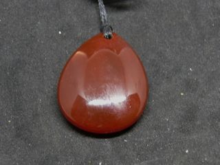 CARNELIAN TEAR DROP PENDANT
