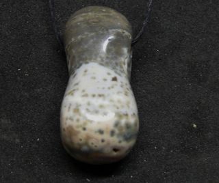 OCEAN JASPER PEANUT PENDANT